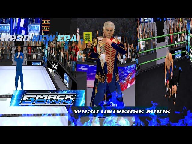 A New ERA SMACK DOWN BY ISHOWKRIS ! | WR3D 2K24 Universe Mode | Episode 1  @FederationOnline333