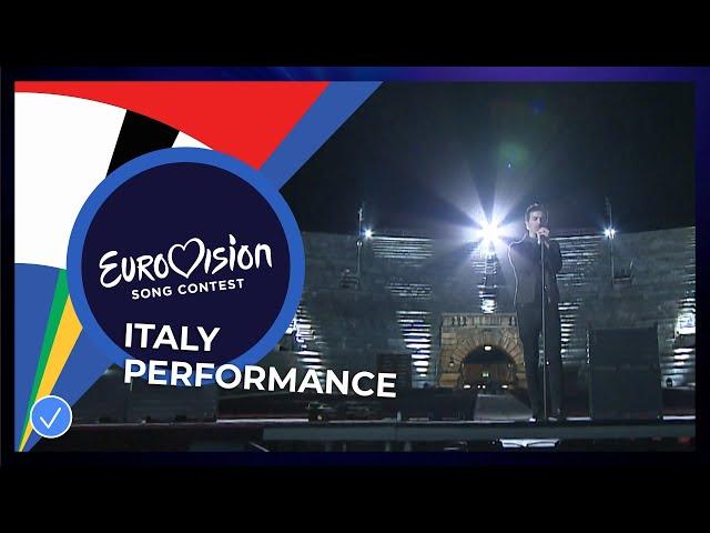 Diodato - Fai Rumore - Italy  - Performance in Arena di Verona - Eurovision 2020