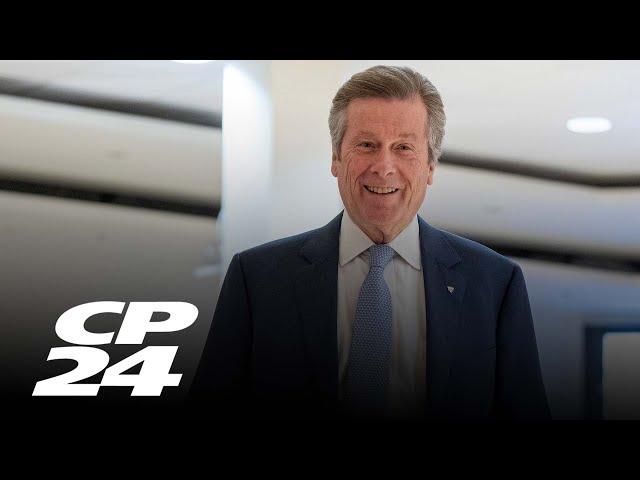 BREAKING: John Tory has been re-elected as Toronto's mayor