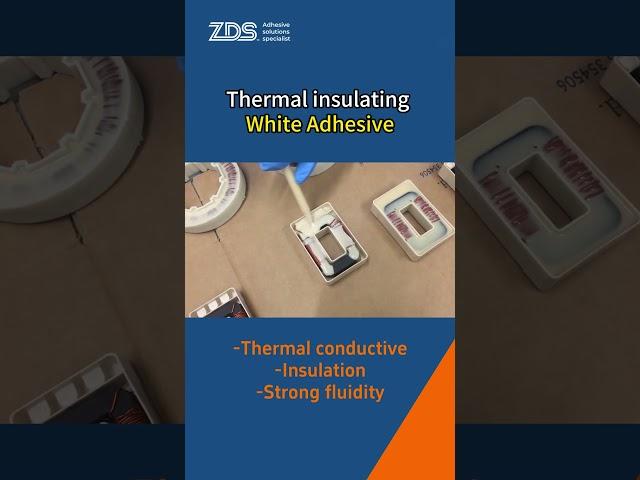 Superior Thermal Insulation White #adhesive  by ZDS #chemical  - Ensuring Efficient Heat Management!