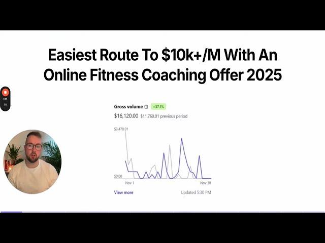 $10k per month as an online fitness coach (Easy & simple)