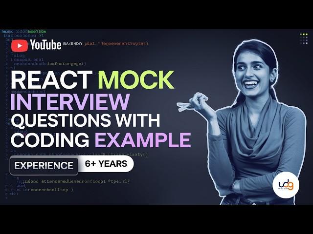 React Interview | Frontend Developer  |  React interview questions 6+ years @uidevguide