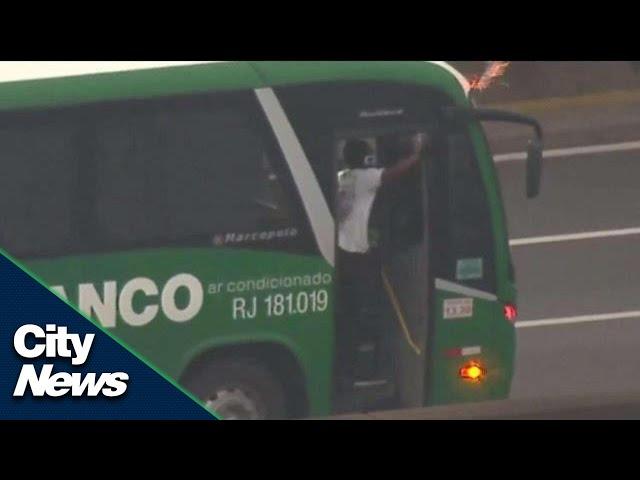 Police sniper kills armed bus hijacker in Brazil