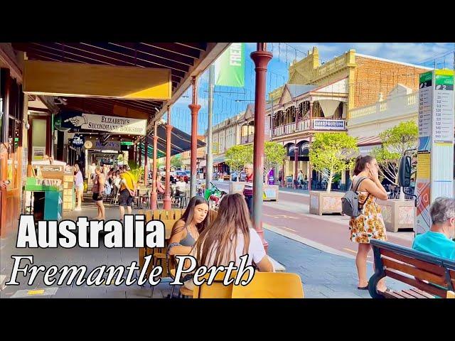 Fremantle Perth: Western Australia | 4k Walking tour Australia | Fremantle Markets, uhd 60fps