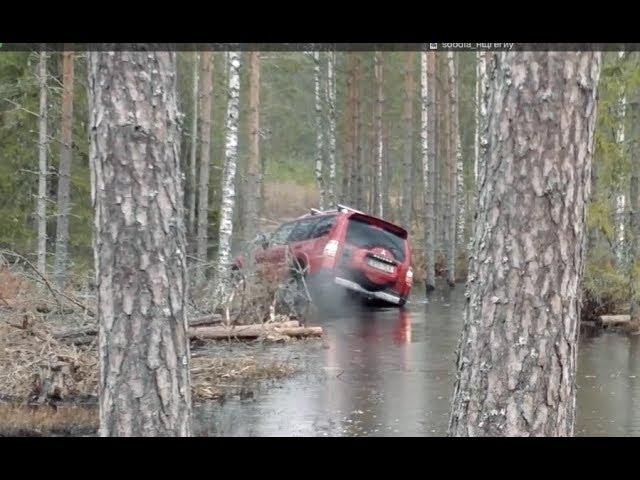 Mitsubishi Pajero 4 and Toyota Land Cruiser 100 offroad, Estonia (Part 1).