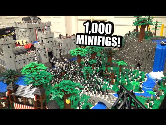 Amazing LEGO Castle with Full Interior & Skeleton Army Attack (2022 UPDATE)