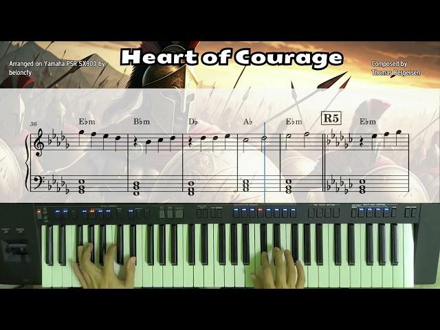 Heart of Courage - Two Steps from Hell. Yamaha PSR SX900