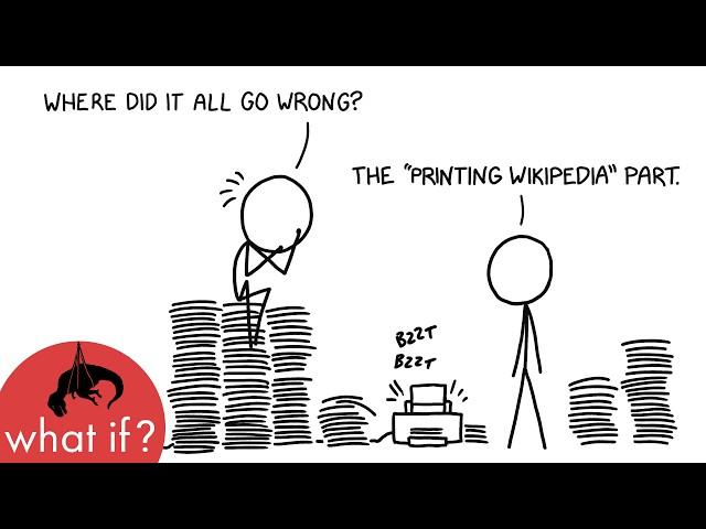 What if you tried to print Wikipedia?