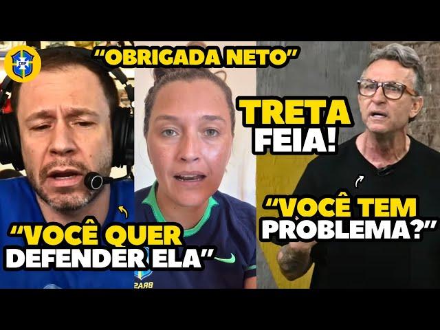 TRETA! NETO DEFENDE ANA THAIS SOBRE COMENTÁRIOS DE TIAGO LEIFERT DA SELEÇÃO FEMININA!!