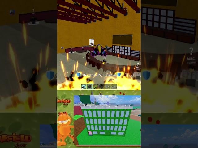 Garfield KNOWS Where I LIVE?? #bloxfruits