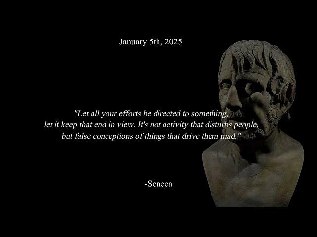 January 5th Daily Stoic Quote - Seneca