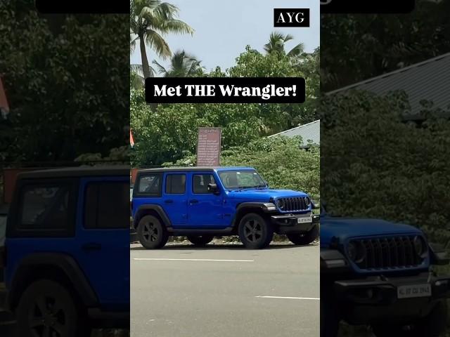 MAHINDRA THAR ROXX 5 DOOR VS JEEP WRANGLER  1ST IN INDIA COMPARISON  #thar5door #jeep #thar #rox