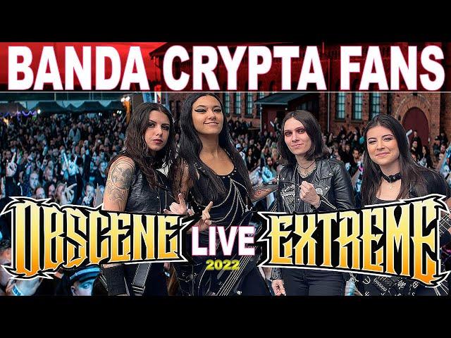 BANDA CRYPTA LIVE OBSCENE EXTREME 2022 REPUBLICA TCHEQUIA