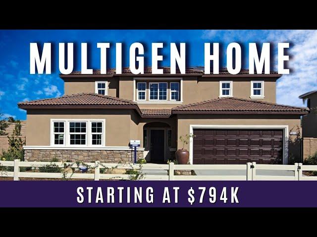 Wildomar CA MultiGen New Construction Home | 2-in-1 Avalino Model Home Tour near Murrieta CA