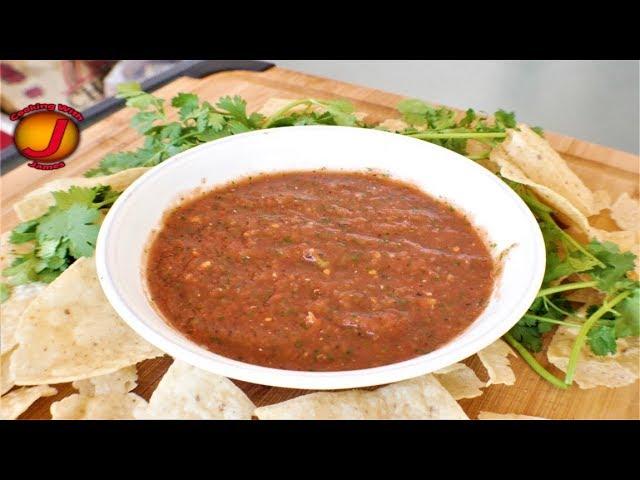 Mexican restaurant salsa - cantina style salsa | salsa recipe