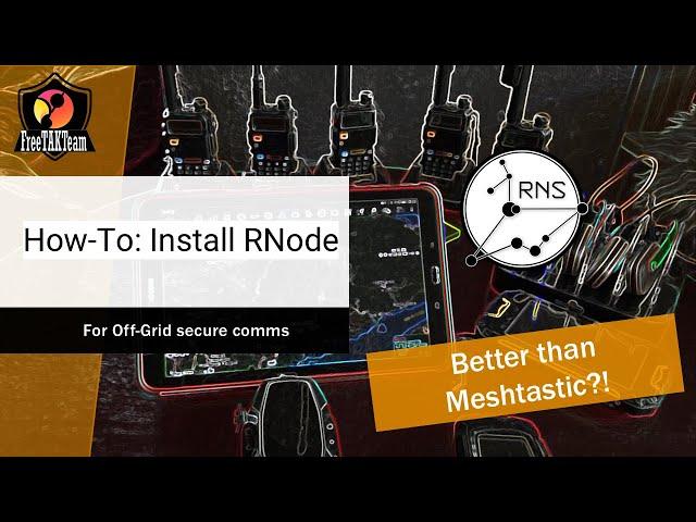 How-To: Installing RNode for off-Grid Comms