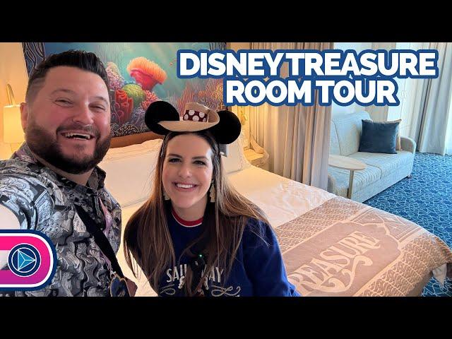 Disney Treasure Deluxe Family Oceanview Stateroom with Verandah Tour with Ryno & Hannah