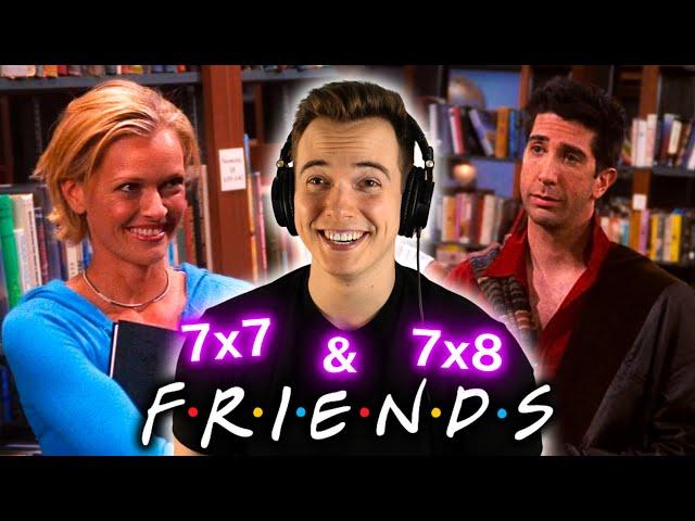 *THEY DID IT IN THE LIBRARY!!?* Friends S7 Ep: 7 & 8 | First Time Watching | reaction/review