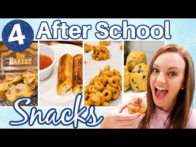 AFTER SCHOOL SNACK IDEAS | QUICK & EASY SNACK RECIPES | HEALTHY SNACK IDEAS