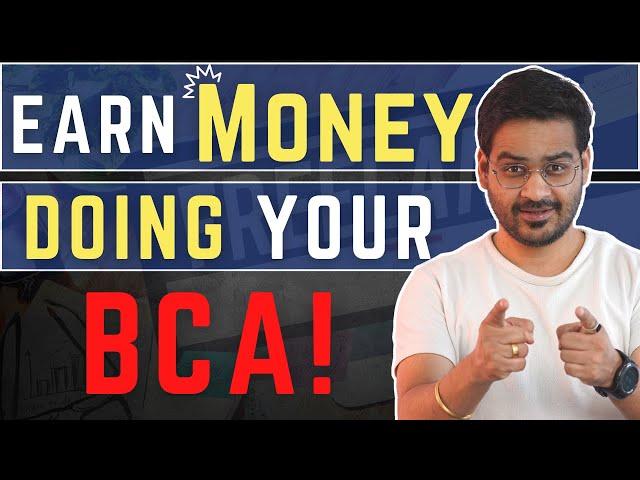 Earn Money Doing BCA!  How to Earn Money in College? BCA Students Must Watch! #bca #career #viral