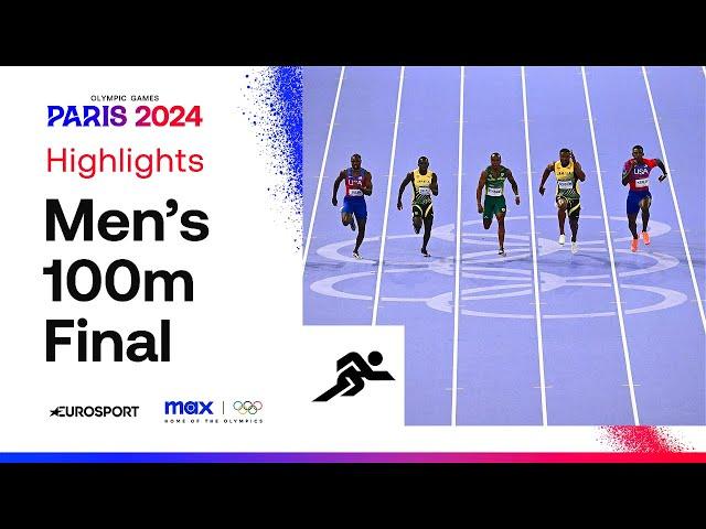 PHOTO FINISH IN PARIS!  | Men's 100m Olympic Final Highlights | #Paris2024 #Olympics