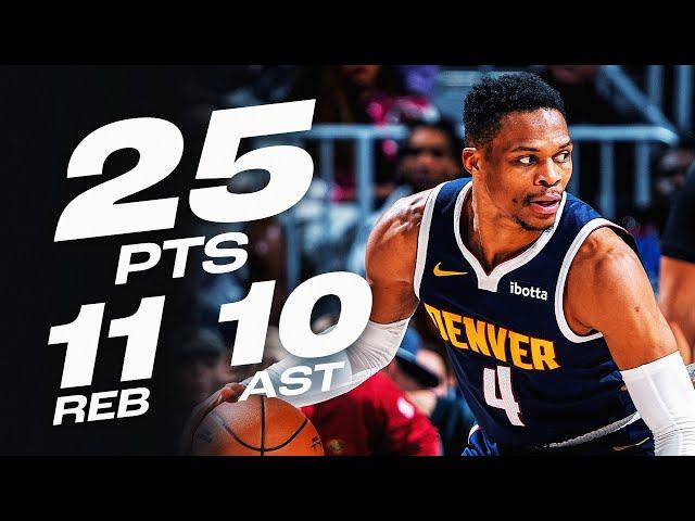 Russell Westbrook's 25-PT TRIPLE-DOUBLE vs Nets! | January 10, 2025