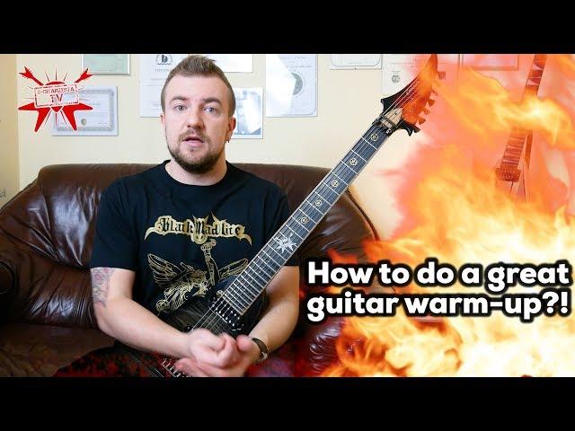 How to do a GREAT guitar WARM-UP?! - e-gitarzystaTV