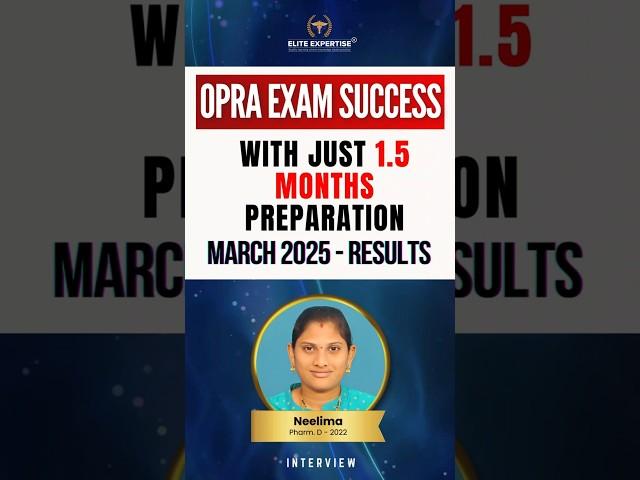 OPRAEXAM PREP2025CAN WE PASS OPRAEXAM IN 1 WEEK#telangana #australia #india #shorts #eliteexpertise