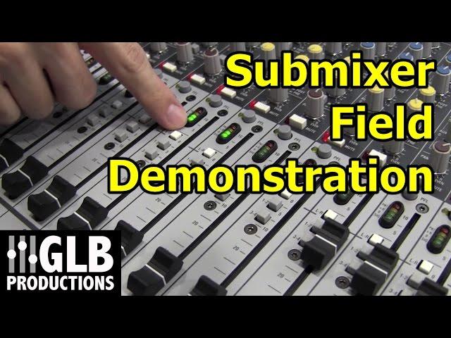 How to connect two analog mixers together - field demonstration