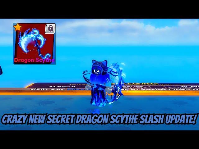 CRAZY NEW DRAGON SCYTHE SLASH EFFECT UPDATE In Roblox Blade Ball!  Plus Malice Giveaway Entries!