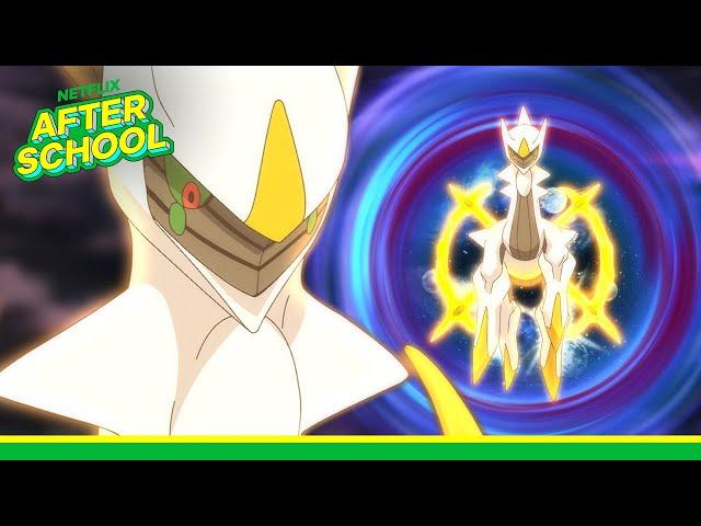 Arceus Enters The Battle  | Pokémon: The Arceus Chronicles | Netflix After School