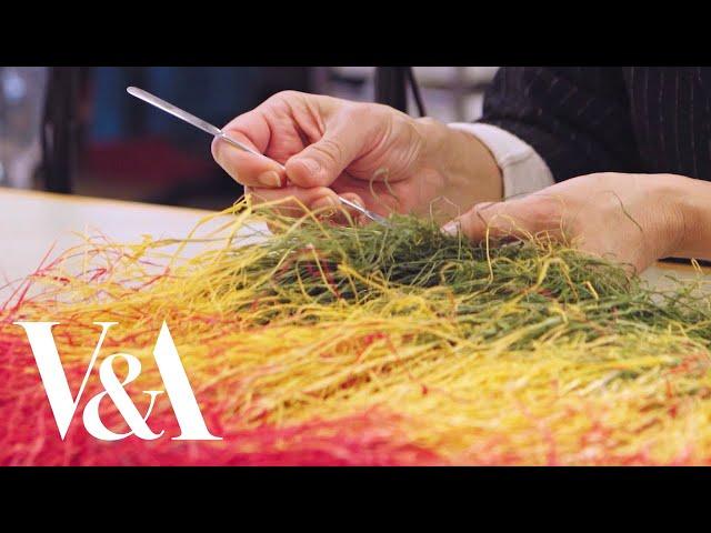 ASMR at the museum | Conserving an Adzido Pan African Dance Costume | V&A