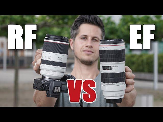 Canon RF 70-200mm f/2.8L vs EF 70-200mm f/2.8L MK III | which one is better? english comparison [4K]