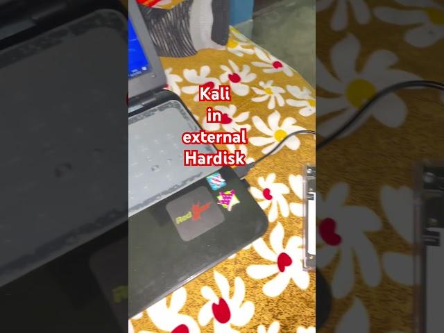 Kali operating system in external hard disk installation