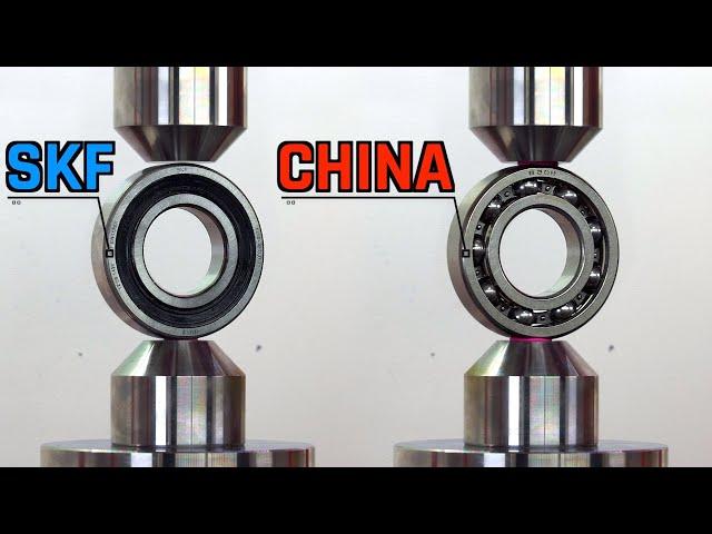 HYDRAULIC PRESS VS BALL BEARINGS! Which will EXPLODE first?