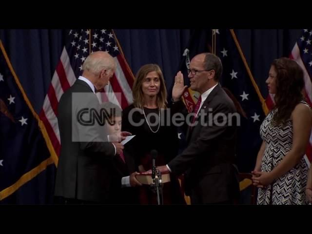 DC:BIDEN SWEARS IN THOMAS PEREZ AS LABOR SECY