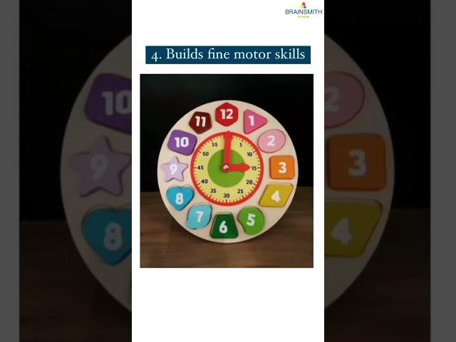 Teach your kids to learn time with Shape Sorting Clock