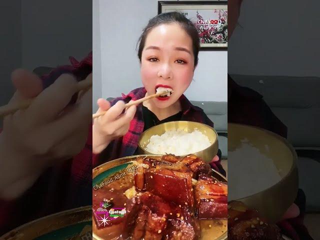 Braised Pork Belly with a Rice Dish, Tasting Show, #mukbang #asmr #먹방