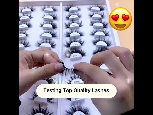 Testing False Eyelashes US Wholesale Lashes Vendor |  How To Start A Lash Business Girl Boss #beauty