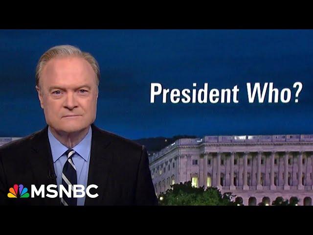 Lawrence: President who? Who will really do the job? RFK? Musk?