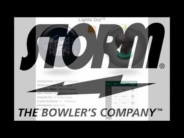 Storm Lights Out Bowling Ball Video by CheapBowlingBalls.com