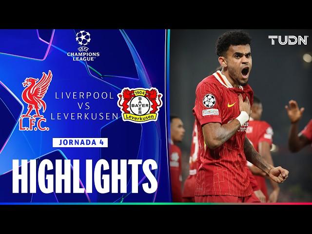 HIGHLIGHTS - Liverpool vs Bayer Leverkusen | UEFA Champions League 24/25 | TUDN