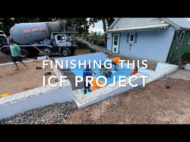 We are putting the finishing touches on this ICF project