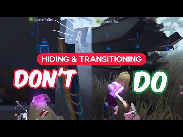 [TIPS] This is why HIDING & TRANSITION on early game is SO IMPORTANT • Identity V