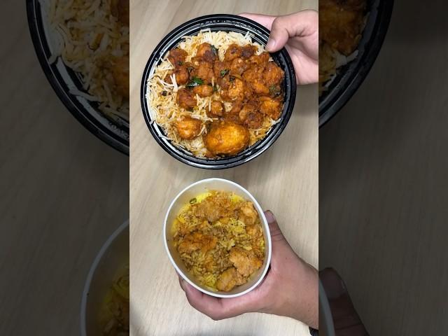 Biryani#food #foodie #foodvlog #minivlog #kfc #chicken #international #local #biryani #comparison