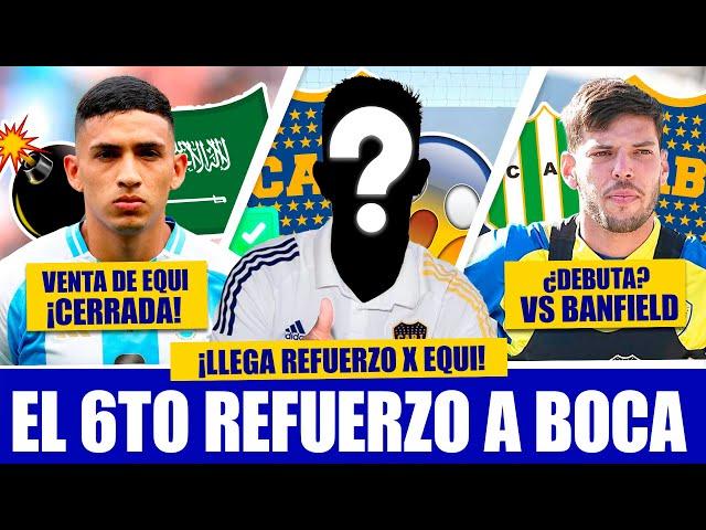 BOCA CIERRA un REFUERZO SORPRESA A PRESTAMO! ► ACUERDO TOTAL x la VENTA de EQUI! ► Riquelme MENSAJE!