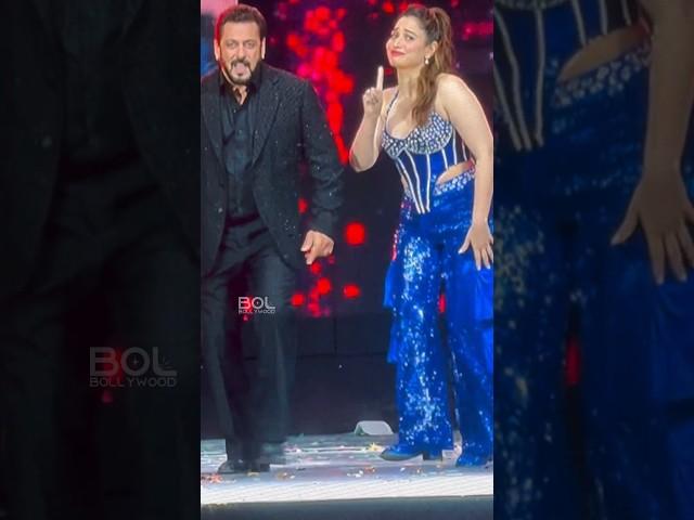 Salman Khan Dance With Tamannaah Bhatia on Da-bangg Tour 2024 #salmankhan #tamannaahbhatia #shorts