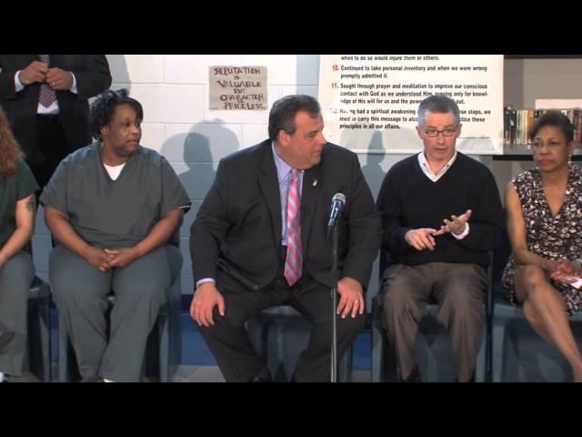 Christie Visits Hudson County Jail to See McGreevey's Ministry Program