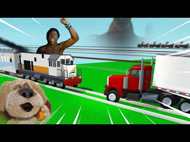 The Train Vs Cars Experience! (Roblox)