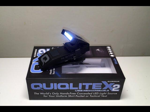 QuiqLiteX2 Tactical Torch Light Review & Feedback Notes